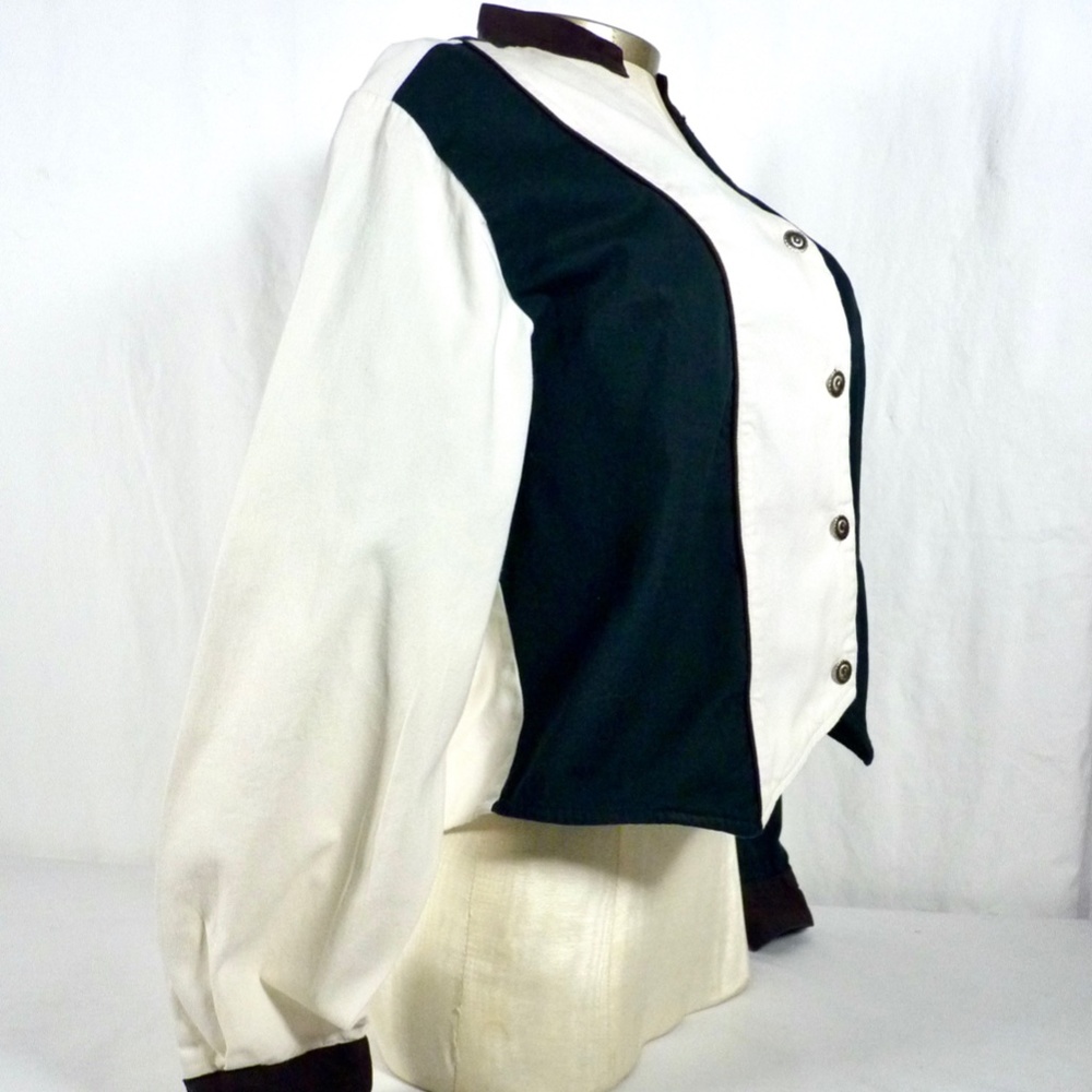 Vintage Ozark Mountain Jean Co Women's L LS Western Cowgirl Shirt USA